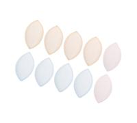 TOGEVAL 5 Pairs Bra Sponge Pads Inserts Cushion for Swimwear Random Color Lightweight Foam Shaping and Supportive for Bikini Tops and Everyday Wear