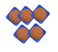 TOGEVAL 5 Sets Plastic Bird Nesting Bowls with Soft Washable Mats for Pigeon Hatching and Breeding Lightweight Durable Egg Incubation Pads Encouraging Natural Nesting Behavior for Various