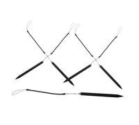 TOGEVAL 5 Sets Resistive Touch Screen Stylus Pens with Secure Spring Rope Plastic Tablet Writing and Drawing Pens for LCD Handwriting Boards Portable and Highly Sensitive for Creative Use