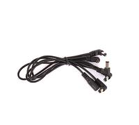 TOGEVAL 5 Way Right Angle Power Cable with Spring-loaded Male Jacks for Guitar and Bass Effect Pedals, Glue Stock Material Daisy Chain Cable Suitable for Pedal Board Power Supply