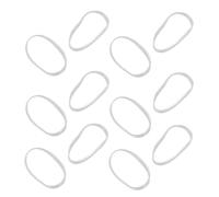 TOGEVAL 5000pcs Thick Clear Hair Rubber Bands for Women Upgraded High Elasticity Tpu Hair Ties Strong Transparent Bands for Sports Travel Fitness Daily Use