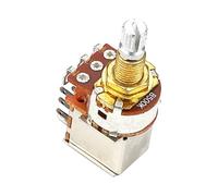 TOGEVAL 500k Split Shaft Potentiometer Guitar Volume Pot Metal Build Linear Taper Upgrade Guitar Pots