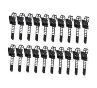 TOGEVAL 50pcs Adjustable Self-adhesive Cable Clips for Wire Management Cable Holders with Strong Grip Easy Installation Smooth Surfaces for Organizing Computer Tv USB and Power Cords