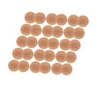 TOGEVAL 50PCS Breathable Fabric Plasters for Fingers and Elbow Joints Strong Adhesive Wound Care Large Round Blister Prevention Portable Travel Essentials