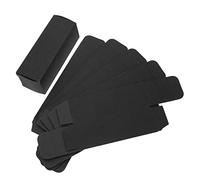 TOGEVAL 50pcs Essential Oil Lipstick Packaging Box Black Cardboard 3.1 * 3.1 * 9 Inches Sturdy Wrapping Box for Lip Balm and Aromatherapy for Travel and Gift Giving