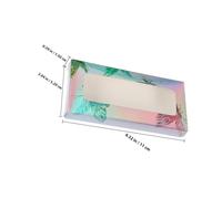 TOGEVAL 50pcs False Eyelashes Boxes Portable Lash Storage Organizers with Butterfly Pattern and Lash Extension Containers for Individual and Bulk False Eyelashes for Beauty Shops and