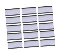 TOGEVAL 50pcs Magnetic Label Holders C Channel Clips Tear Resistant Price Card Clamps for Warehouse Shelf Management Retail Store Display
