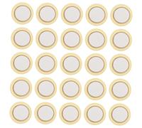 TOGEVAL 50pcs Piezo Disc Elements Copper Piezoelectric Ceramic Chips Passive Buzzer for Acoustic Transducers Electronic Drum Trigger and Home Appliance Sound Detection
