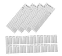 TOGEVAL 50pcs Reading List Bookmarks Blank Paper Cards for Personal Libraries and Book Lovers Compact Page Holders with Writable Back for Students Teachers and Avid Readers