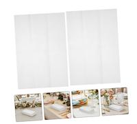 TOGEVAL 50pcs Thick White Disposable Paper Napkins Soft Absorbent Guest Towels for Kitchen Parties Weddings Birthday Celebrations Versatile Hand Towels for Bathroom Dining Events
