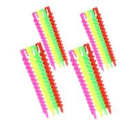 TOGEVAL 52pcs Cold Ironing Plastic Spiral Rods for Curly Perm Curling Rods for Long Hair Locking Tools Hairdressing Tools for Spiral Curls