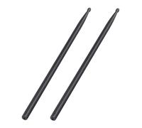 TOGEVAL 5A Carbon Fiber Drum Stick Sturdy Jazz Drum Stick Professional Performance Not Easy to Deform No Burr Black 41Cm for Stage and Studio