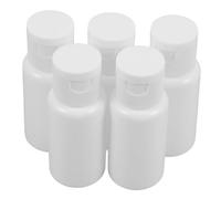 TOGEVAL 5pcs 20ml Travel Size Plastic Cosmetic Bottles with Flip Cap Refillable Leakproof Containers for Shampoo Lotion and Toiletries Portable Travel Toiletries