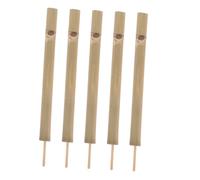 TOGEVAL 5pcs Bamboo Bird Call Flute Portable Traditional Bird Whistle with Thailand Sound for Outdoor Parks Forests Farms Easy to Use Mouthpiece for Beginners and Birdwatching Fun