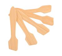 TOGEVAL 5pcs Bamboo Makeup Spatulas Mini Face Mask Spreaders Durable Cosmetic Tools for Mixing and Applying Skincare Masks Suitable for All Skin Types and Beauty Treatments