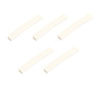 TOGEVAL 5pcs Bone Guitar Nuts Replacement Set 0.63x0.34cm Electric Acoustic Guitar Accessories for String Instruments Uk