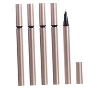 TOGEVAL 5Pcs DIY Empty Eyeliner Pen Tubes Refillable Liquid Eyeliner Containers Lightweight Design for Travel and Makeup Artists