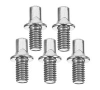 TOGEVAL 5pcs Drum Pedal Screw for Drum Kit with Zinc Alloy Material Silver Square Head Fixing Pedal Screws Featuring Durability and Corrosion Resistance