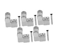 TOGEVAL 5pcs Electric Guitar String Retainers Roller String Trees Guide Retainer Metal Headstock Parts Replacement Musical Instrument Accessories