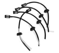 TOGEVAL 5pcs Flexible Petrol Line Hose Kit with Oil Filter Stroke Lawn Mowers and String Trimmers Smooth Tubing for Gas Tank Replacement Easy Installation and Maintenance