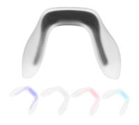 TOGEVAL 5pcs Glasses Nose Pads Soft Silicone U-Shape Nose Cushions Matte Anti-Slip Replacement for Eyewear Frames in Black White Blue Pink