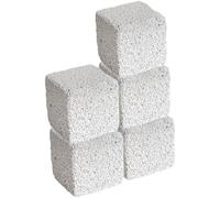 TOGEVAL 5pcs Hamster Chewing Bunny Molar Stones Pet Chew Teeth Grinding Stone 1.97x1.97x1.97in Small Pets Rabbit Guinea Pig