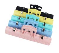 TOGEVAL 5pcs Music Score Clips Multi-color Hollow Music Note Clamps for Musicians Composers Document Holding in Windy Environments