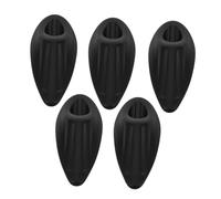 TOGEVAL 5Pcs Nylon Bicycle Frame Plugs for Internal Cable Routing Bike Frame Inserts for Reliable Brake and Shift Cable Management Easy Installation Black Replacement Parts