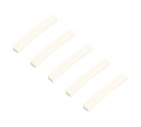 TOGEVAL 5pcs Ox Bone Guitar Nuts Replacement Bridge String Nuts for Electric and Acoustic Guitars Rich Tone Noise Reduction Gift for Guitarists