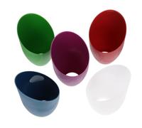 TOGEVAL 5pcs Plastic Lamp Shades Replacement Horseshoe Design Light Covers for Home Table Floor Lamps Easy Installation Mix