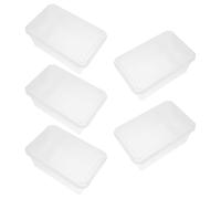 TOGEVAL 5pcs Plastic Reptile Breeding Box Set with Ventilation, Turtle and Lizard Hatching Terrarium for Spider, Snake Enclosure and Pet Habitat