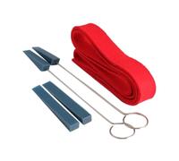 TOGEVAL 5pcs Professional Piano Tuning Kit with Rubber Mute Tools Stainless Steel Tone Fixing Instruments for Piano Repair