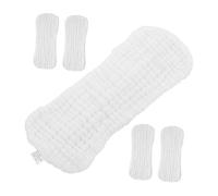 TOGEVAL 5pcs Pure Cotton Diapers Reusable Breathable Diaper Liners for Newborns Washable Cotton Changing Mats