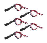 TOGEVAL 5pcs Reverse Camera Signal Capacitor Cable with Rectifier Filter Relay for Stable Power Output and Enhanced Parking Safety in Car Modification