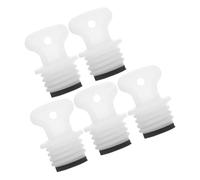 TOGEVAL 5pcs Rubber Hot Water Bottle Stopper Replacement 21mm Warm Water Bag Lid Spare Plug for Hot Bottles Suitable for Hand