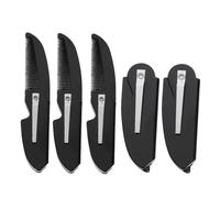 TOGEVAL 5pcs Small Beard Comb Portable Lightweight Plastic Pocket Mustache Combs for Men Grooming Fine Tooth Styling Tools for Hair and Beard Maintenance