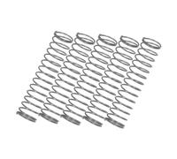 TOGEVAL 5pcs Trumpet Button Springs Accessories Components Silver Tone Trumpet Supplies for Button Repair Replacement Use in Maintenance