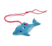 TOGEVAL 6-hole Mini Ocarina Beginner Practice Wind Instrument Ceramic Ocarina for Music Instrument Enthusiasts