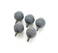 TOGEVAL 6 Pack Stone Fish Tank Oxygenated Stones Bubble Diffuser for Aquarium Even Bubbles