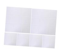 TOGEVAL 6 pcs Soundproof Wall Panels White Felt Acoustic Sound Absorbing Insulation Tiles for Office Bedroom to Install Noise Reduction