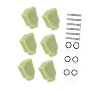 TOGEVAL 6 Sets Guitar Tuner Handles Plastic Tuning Pegs Knobs Diamond Pattern for Accurate Pitch Adjustment Acoustic Guitar String Replacement for Tuning