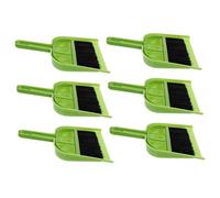 TOGEVAL 6 Sets Mini Desktop Cleaning Broom and Dustpan Kits for Keyboard and Household Use Candy for Office Kitchen and Small Gap Cleaning