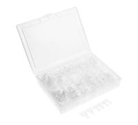 TOGEVAL 600Pcs French Style Head False Nail Tips Transparent Nail Art Salon Quality with Curved Design