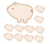 TOGEVAL 60pcs Animal Shaped Blank Note Cards Lightweight for Memo Planning Daily Notes Reminder Cards Suitable for Family Friends Students Gift