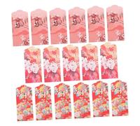TOGEVAL 60pcs Chinese Year Red Envelopes with Floral Designs Elegant Red Money Packets for Wedding Festival Party and Lunar Year Celebrations Traditional Chinese Wedding Luck Envelopes