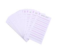 TOGEVAL 60Pcs Portable Budget Cards Purple Punch Sheets for Household Financial Planning Convenient Money Organizer for Monthly and Weekly Expense Management Lightweight Cash Budgeting
