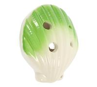 TOGEVAL 6holes Shell Ocarina C Tuning Ceramic Ocarina Musical Instrument Beginners Practice for Boy Girl Learning