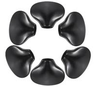 TOGEVAL 6pcs Black Guitar String Tuning Pegs Screws Metal Bass Guitar Tuner Keys Set Small Tuning Peg Buttons Replacement