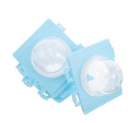 TOGEVAL 6pcs Blue Hamster Cage Tunnel Expansion Kit with External Connector Board and End Caps, Pet Cage Linking Module for Small Animal Habitat Extension