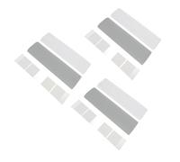 TOGEVAL 6Pcs Cable Fixing Clips Multi-slot Wire Organizer Tubes for Network and Computer Cables Home Wall Mount Wire Management Holder